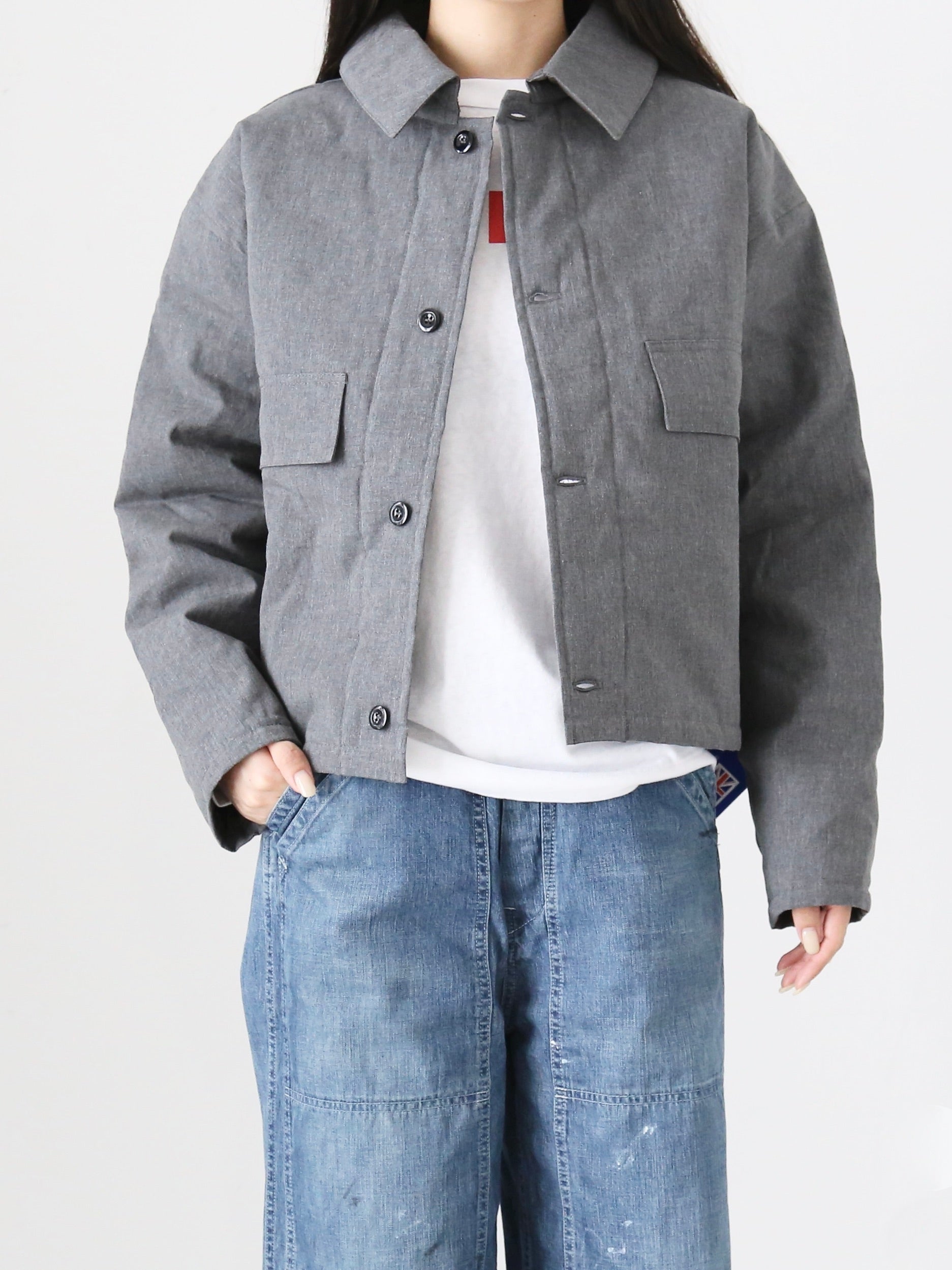 YARMO キルティングショートジャケット [J15]