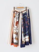 画像をギャラリービューアに読み込む, tao エステルスカーフ柄プリントMIXスカートB柄 [TP-S016-051-B]
