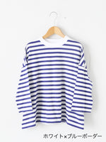 画像をギャラリービューアに読み込む, Veritecoeur 1×1.5ボーダーショートスリーブ [VCC-528]
