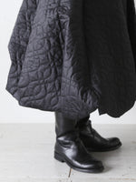 画像をギャラリービューアに読み込む, noir kei ninomiya エステルツイルキルトスカート [3P-S021-051]
