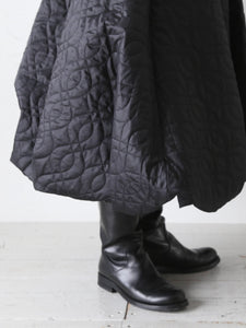 noir kei ninomiya エステルツイルキルトスカート [3P-S021-051] – CREER