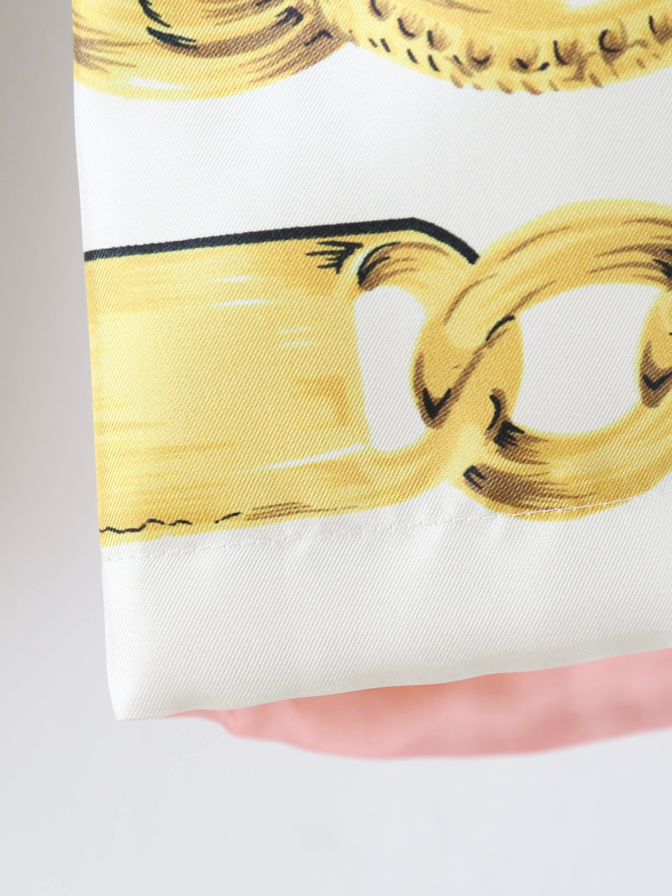 tao エステルスカーフ柄プリントMIXパンツ C柄 [TP-P006-051-C]