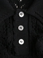 画像をギャラリービューアに読み込む, tao  綿透かし柄MIXニット [TQ-N014-051]
