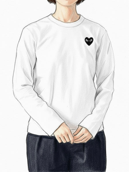 COMME des GARCONS PLUS ロンT肩カットアウトディテール M COMME des