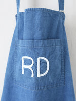 画像をギャラリービューアに読み込む, R&amp;D.M.Co- インディゴライトコーデュロイエプロン [7679]
