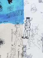 画像をギャラリービューアに読み込む, R&amp;D.M.Co- モザイクグラフティスカーフ [7966]
