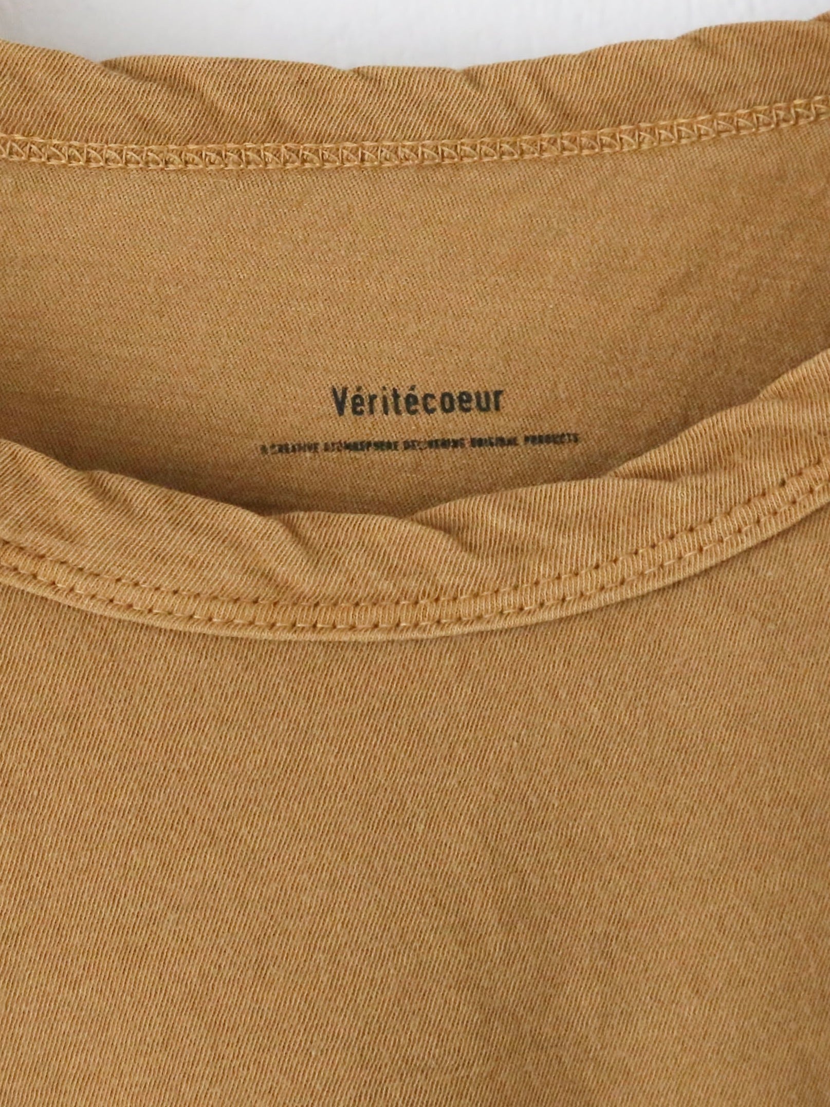 Veritecoeur 強撚天竺クルーネックロングスリーブ [ST-068]