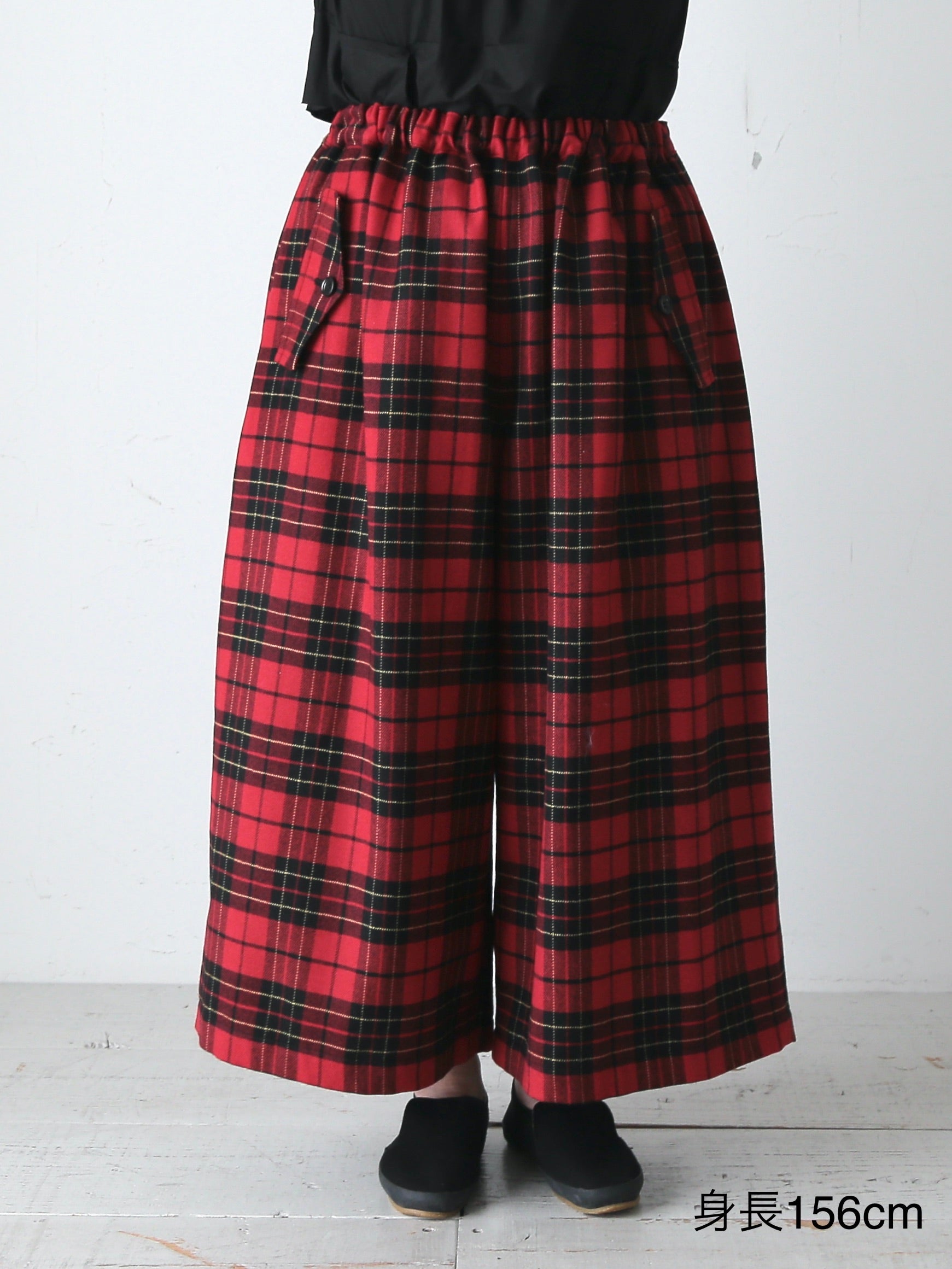 tao タータンチェック先染めパンツ [TP-P010-051]