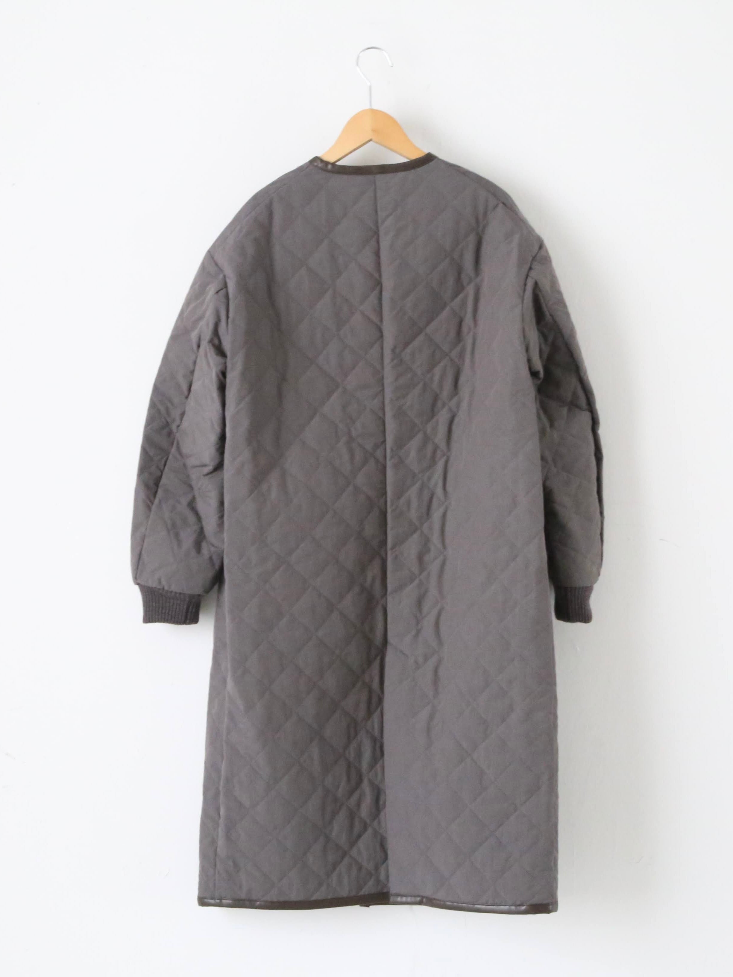 R&D.M.Co- ウォータープルーフキルティングロングコート [7729]