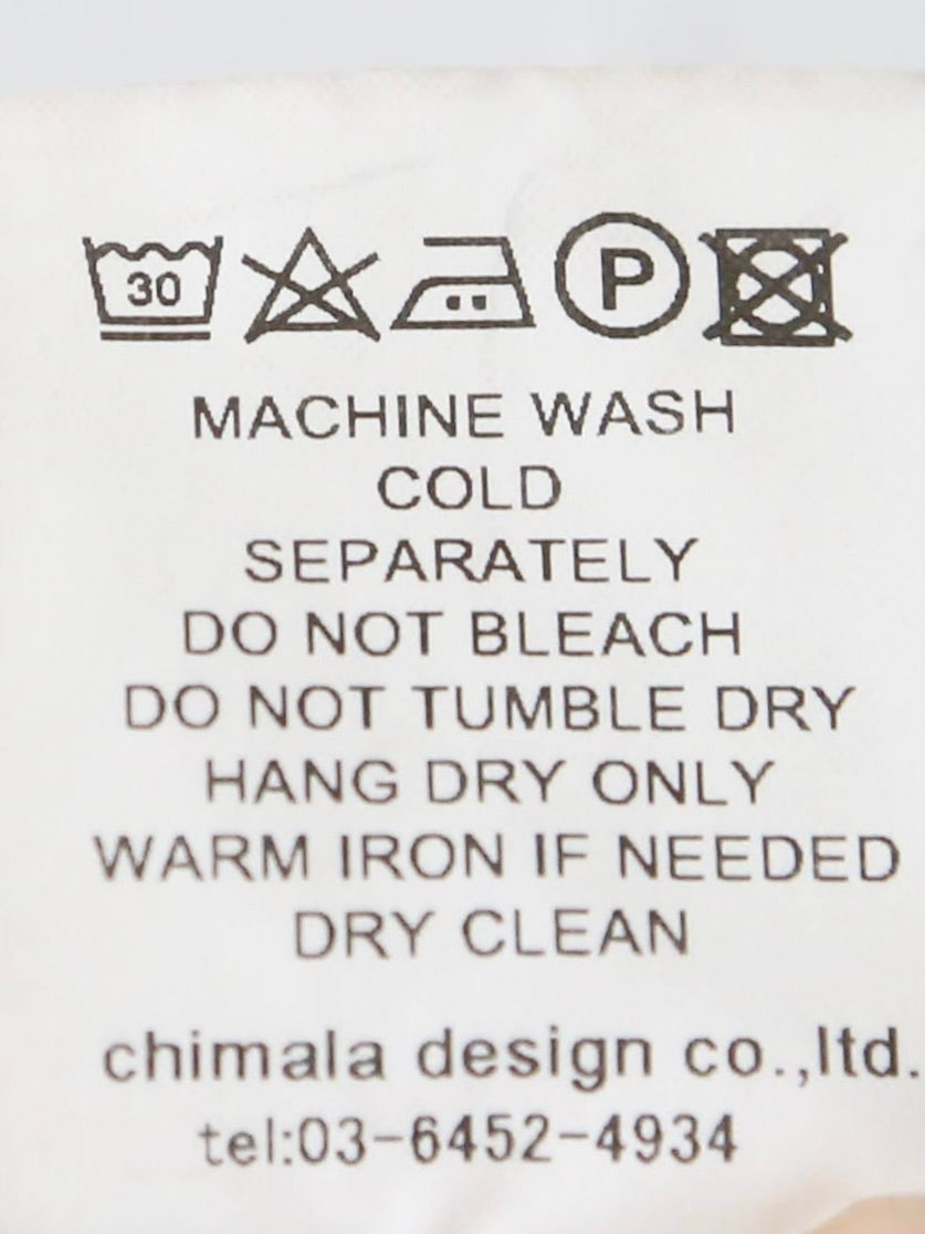 chimala ヘリンボーンUSアーミーデニムオフィサートラウザー [CS40-MP15B/S]