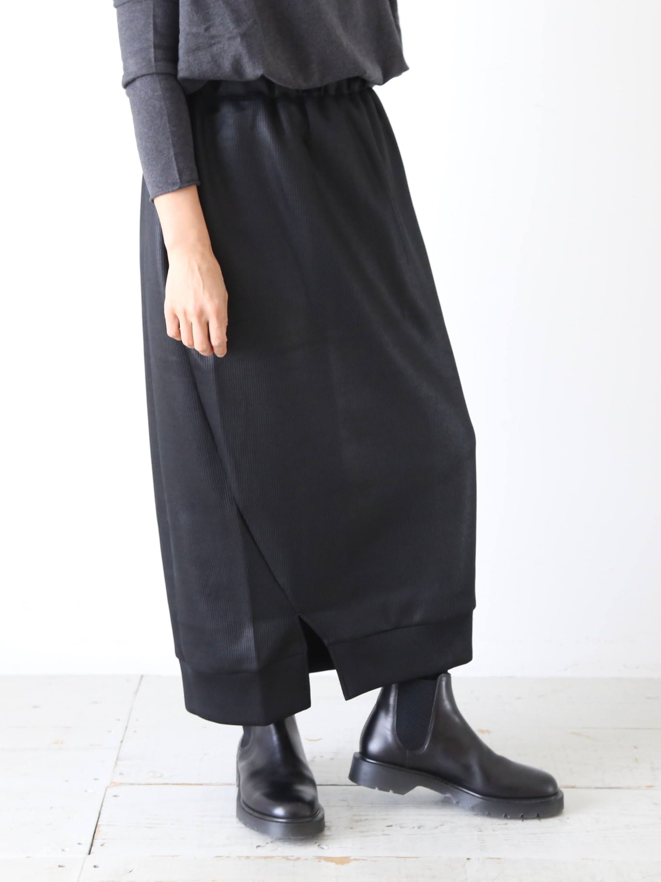 ALWEL リブベッドサイドスリットスカート [SQER-3]