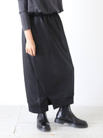 画像をギャラリービューアに読み込む, ALWEL リブベッドサイドスリットスカート [SQER-3]
