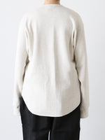 画像をギャラリービューアに読み込む, chimala ユニセックスワッフルクルートップ [CS40-K17]
