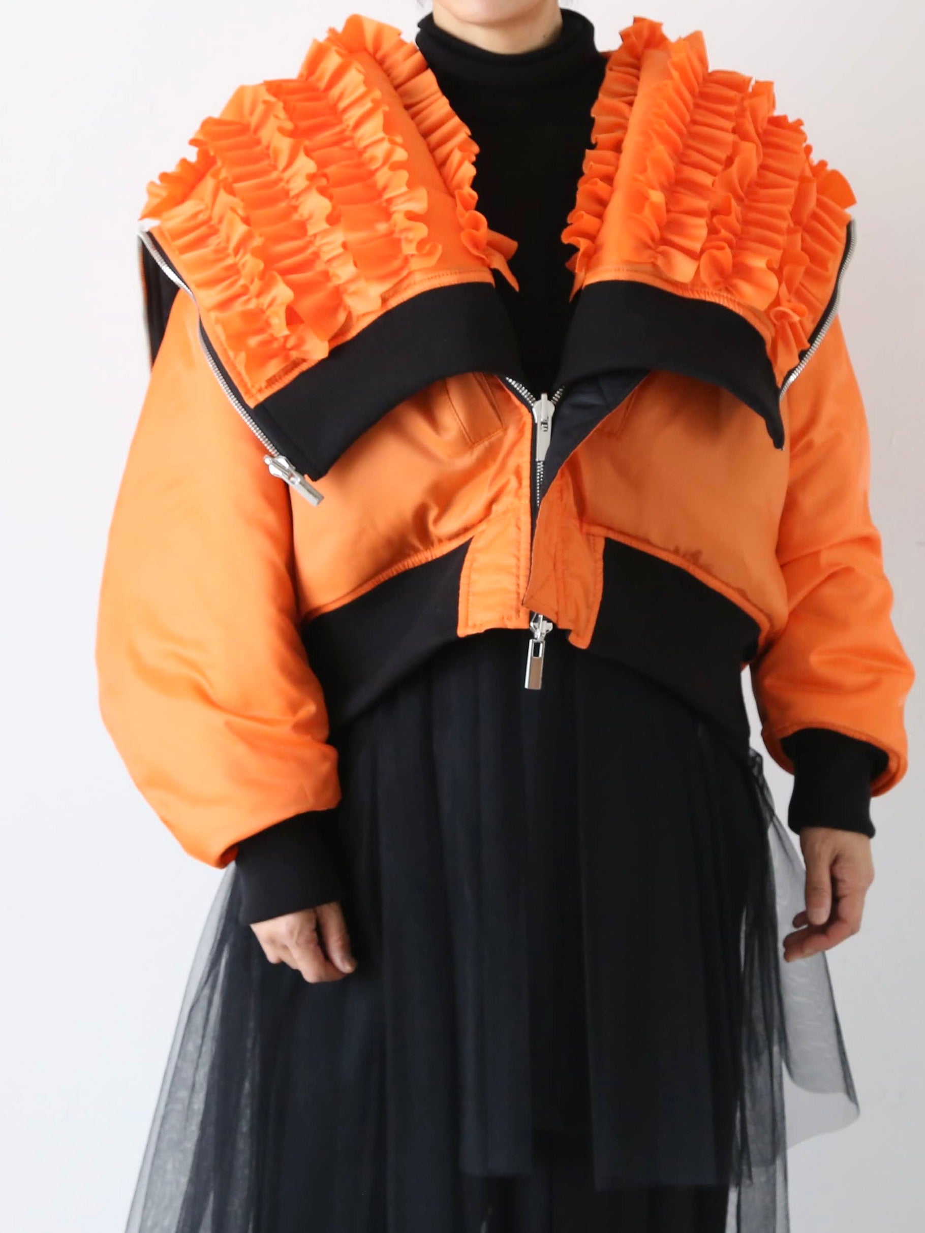 noir kei ninomiya ナイロンツイルジャケット [3P-J013-051]