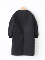 画像をギャラリービューアに読み込む, R&amp;D.M.Co- ウォータープルーフキルティングロングコート [7729]
