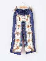 画像をギャラリービューアに読み込む, tao エステルスカーフ柄プリントMIXパンツ B柄 [TP-P006-051-B]
