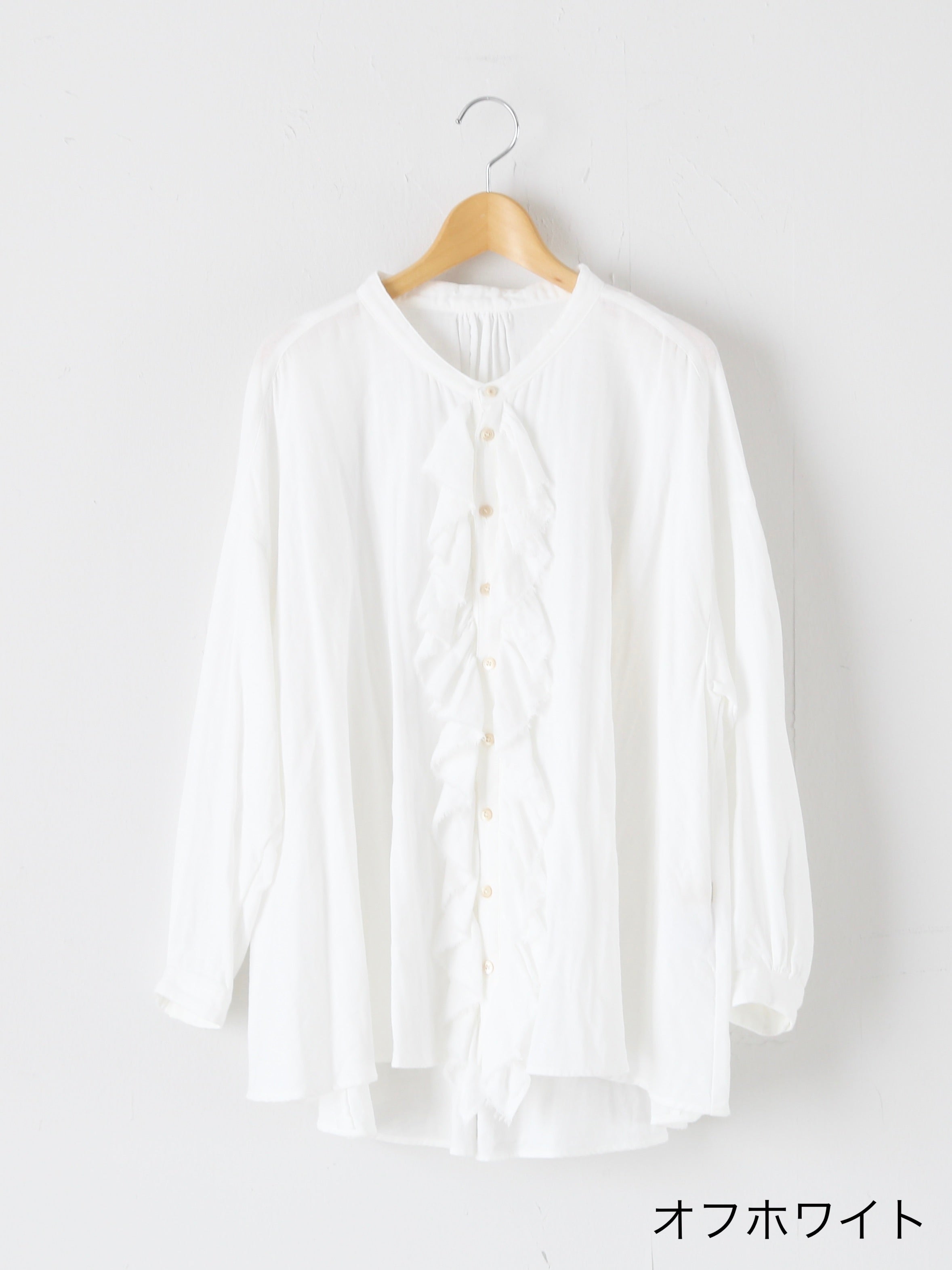 suzuki takayuki ラッフルブラウス [A261-16]