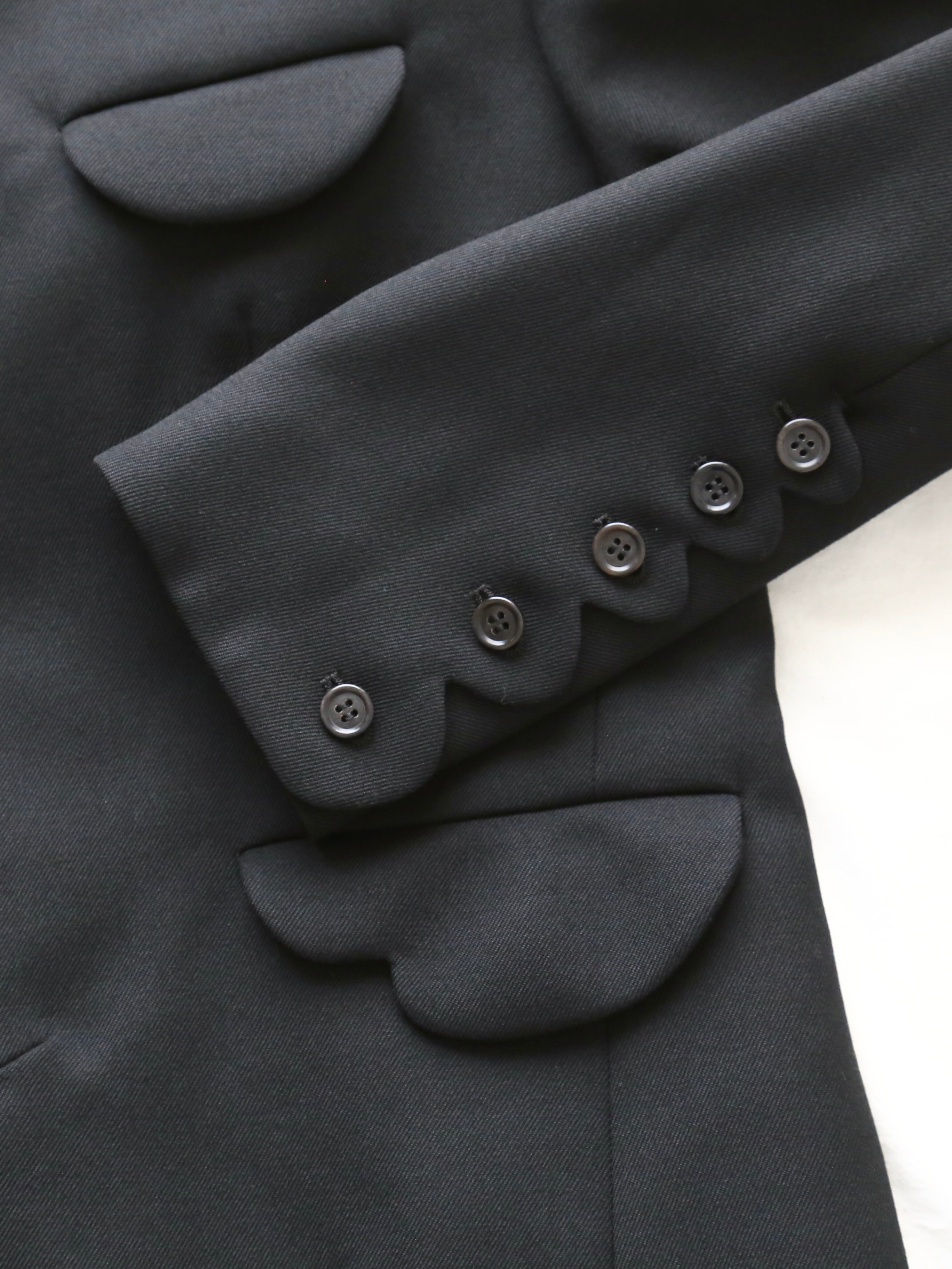 noir kei ninomiya ノワールケイニノミヤ ウールギャバジンジャケット