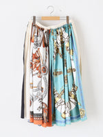 画像をギャラリービューアに読み込む, tao エステルスカーフ柄プリントMIXスカートA柄 [TP-S016-051-A]
