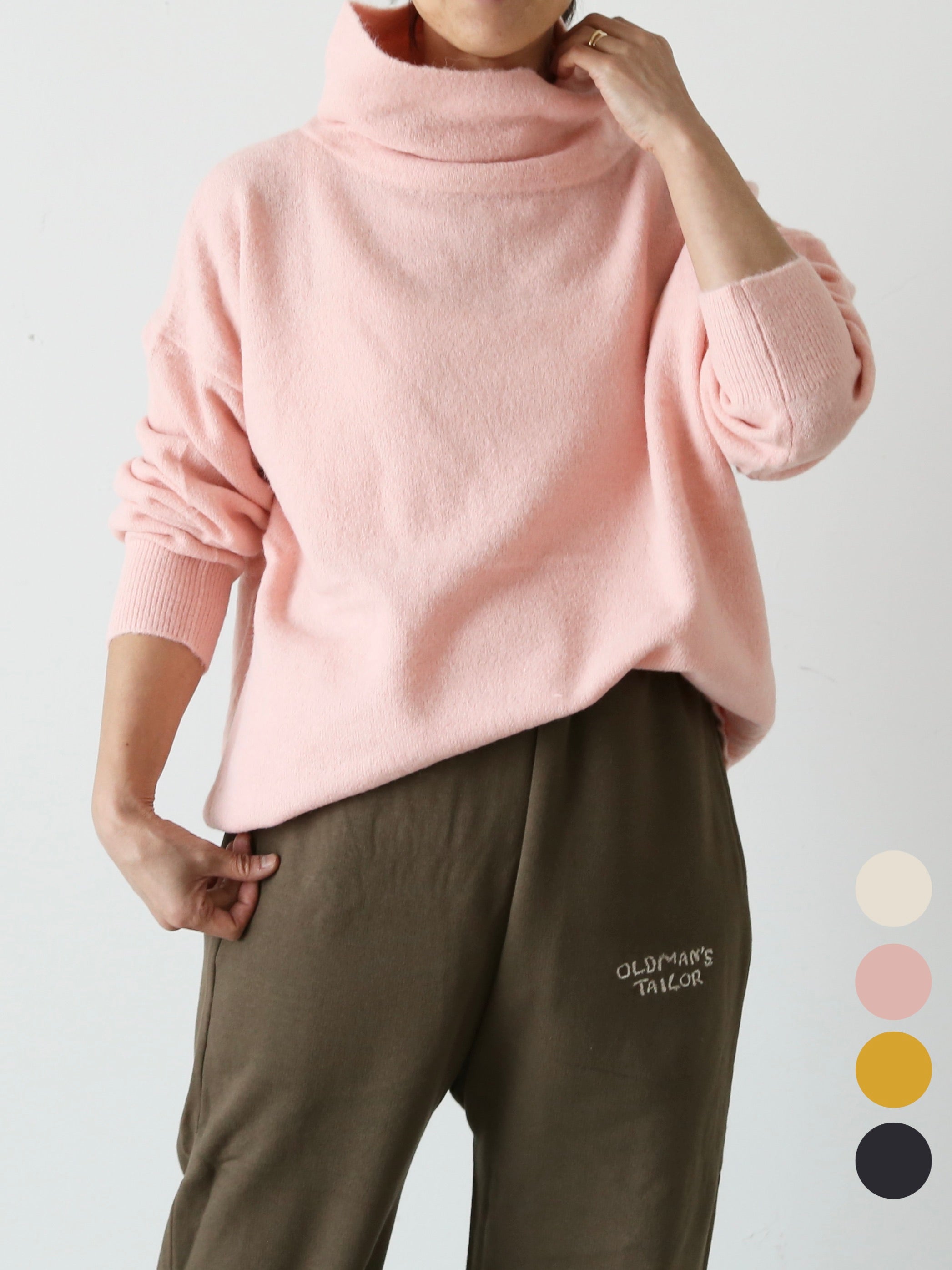 ROBE de PEAU ハイネックセーター [R132]