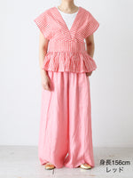 画像をギャラリービューアに読み込む, BUNON ギンガムリボンジレ [BN2630]
