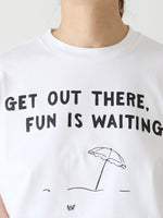 画像をギャラリービューアに読み込む, R&amp;D.M.Co- GET OUT THERE Tシャツ [8189]
