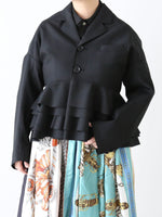 画像をギャラリービューアに読み込む, tao ウールエステルギャバ先染ジャケット [TP-J005-051]
