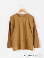 画像をギャラリービューアに読み込む, Veritecoeur 強撚天竺クルーネックロングスリーブ [ST-068]
