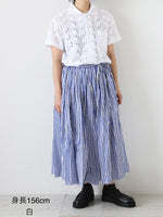 Load image into Gallery viewer, tao Cotton Lawn Embroidery x Cotton Broad Blouse [TQ-B012-051]
