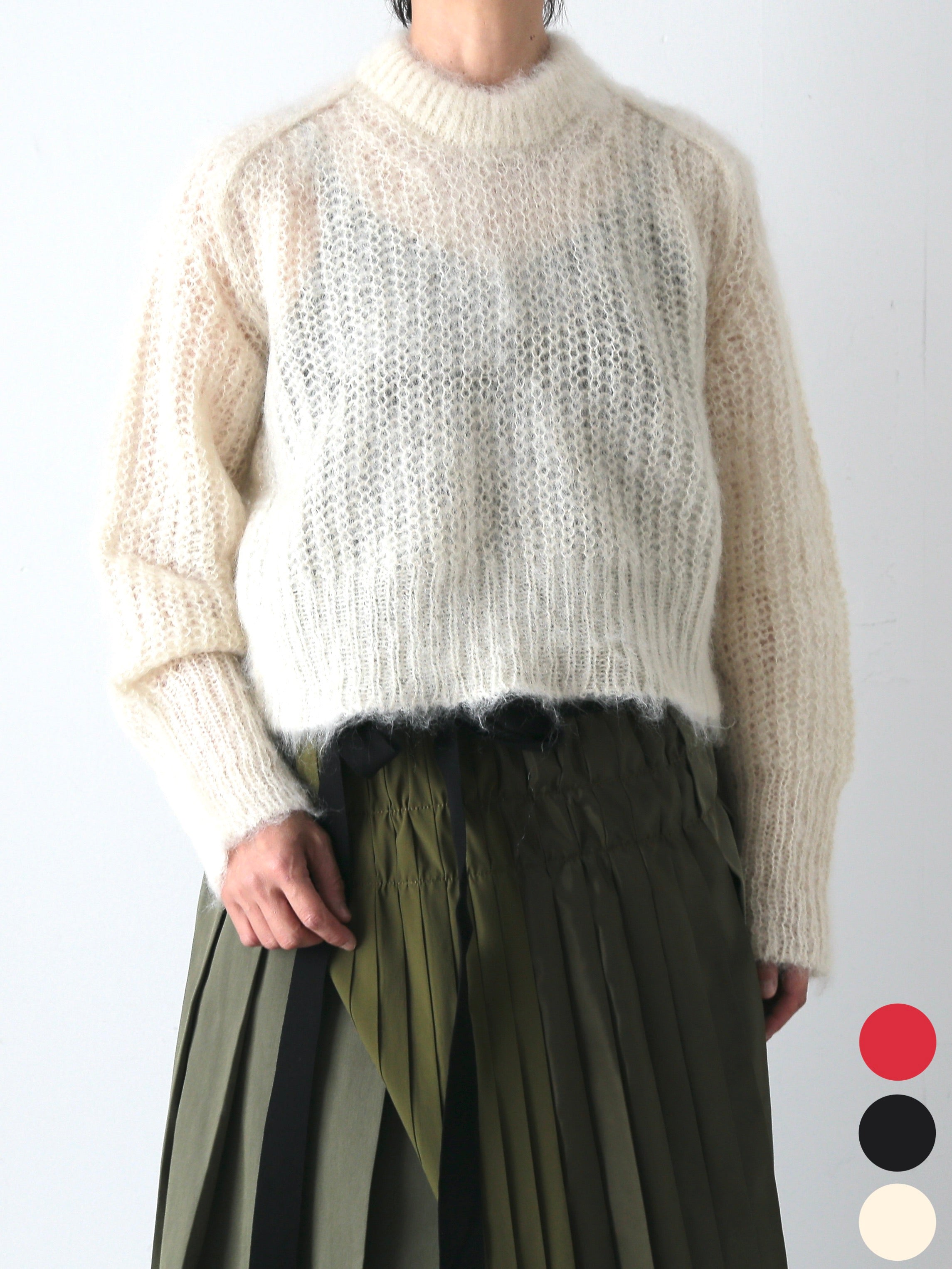 tao ウール片畔起毛加工セーター [TP-N008-051]