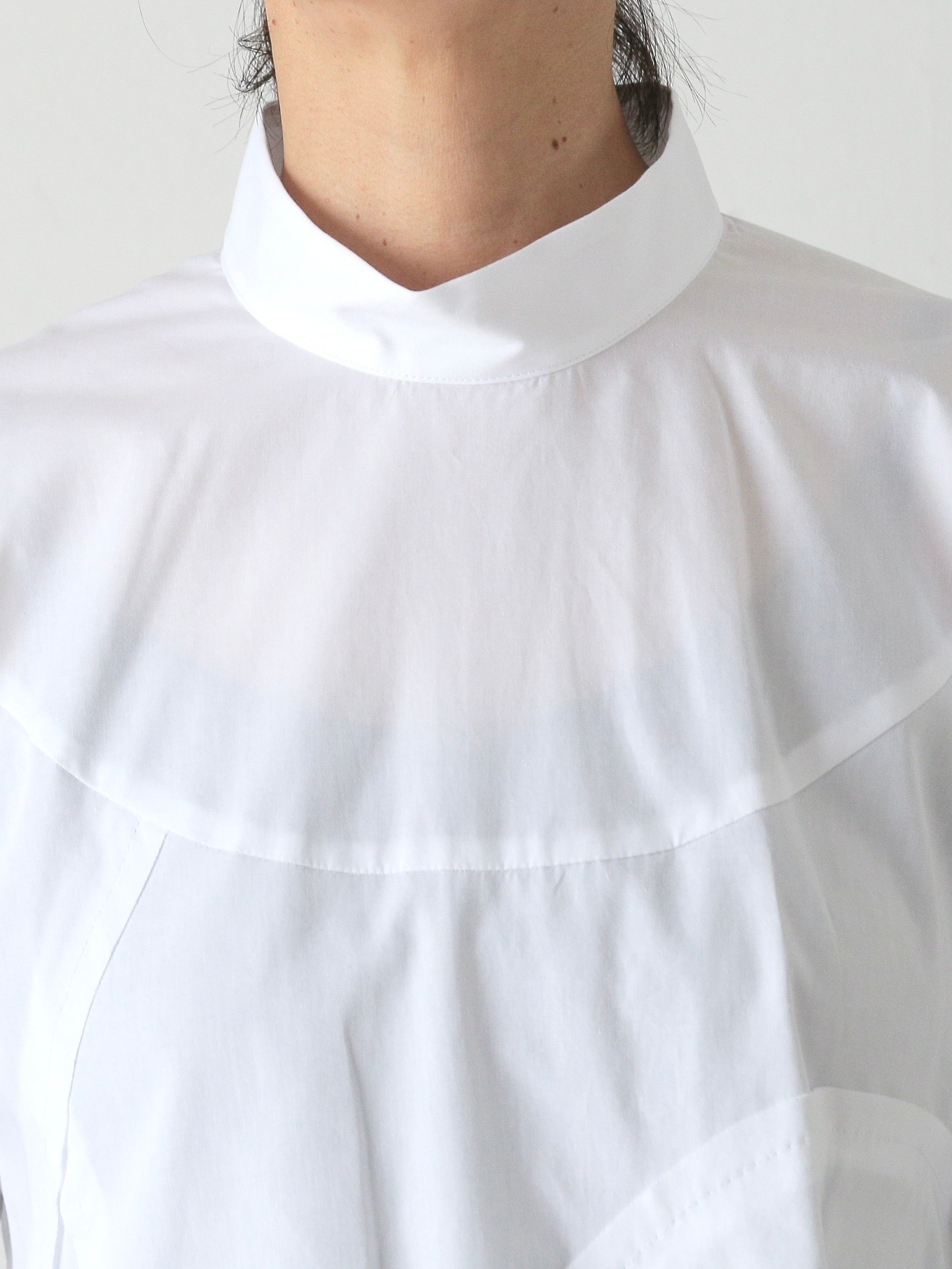 tao 綿ブロードブラウス(ハイネック) [TP-B016-051]