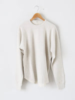 画像をギャラリービューアに読み込む, chimala ユニセックスワッフルクルートップ [CS40-K17]
