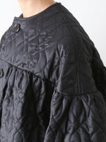 画像をギャラリービューアに読み込む, noir kei ninomiya エステルツイルキルトコート [3P-C003-051]
