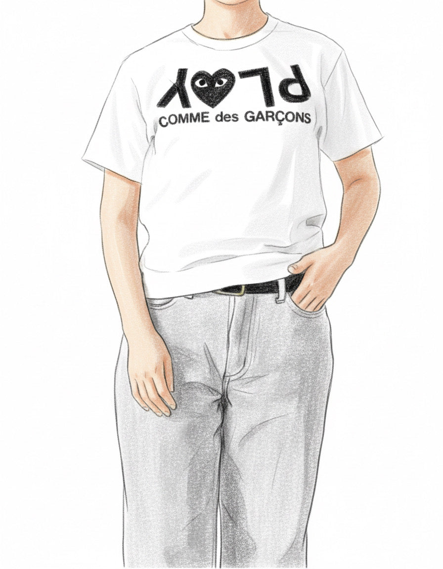 [2026.2月入荷予定] PLAY COMME des GARCONS ロゴTシャツ [AX-T068-051]