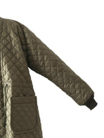 画像をギャラリービューアに読み込む, tao エステルタフタキルティングコート [TP-C003-051]
