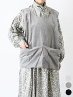 画像をギャラリービューアに読み込む, TOUJOURS バッククロスワークベスト [AM43GV02]
