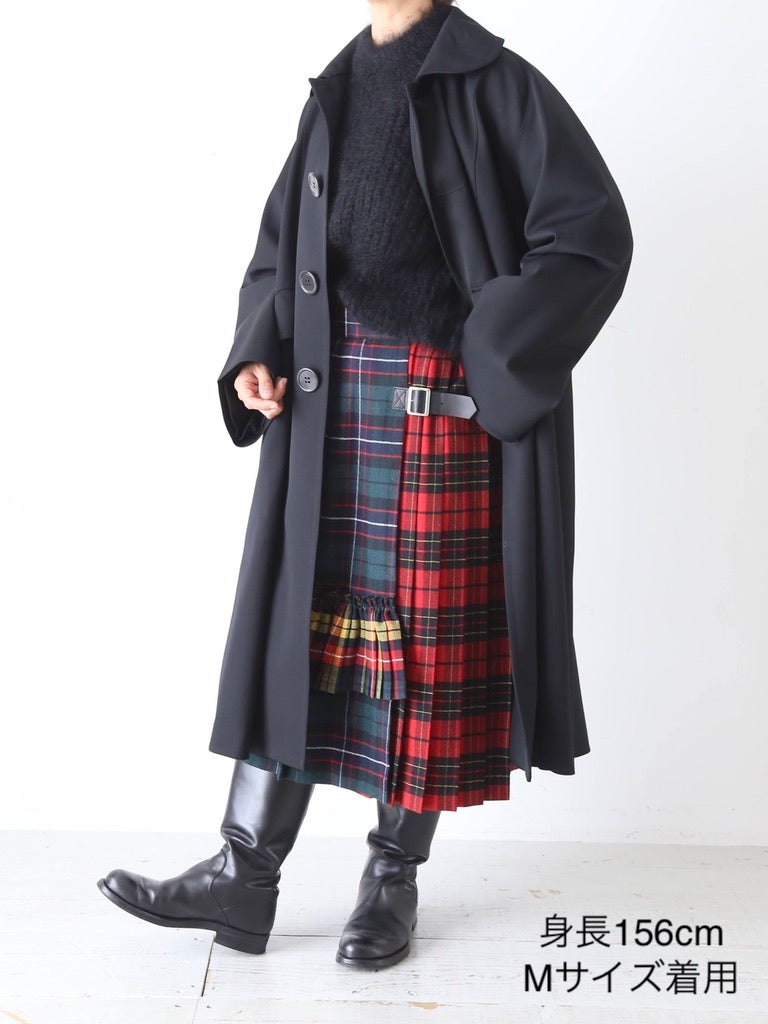 tao ウールギャバ後染めコート [TC-C101-051]