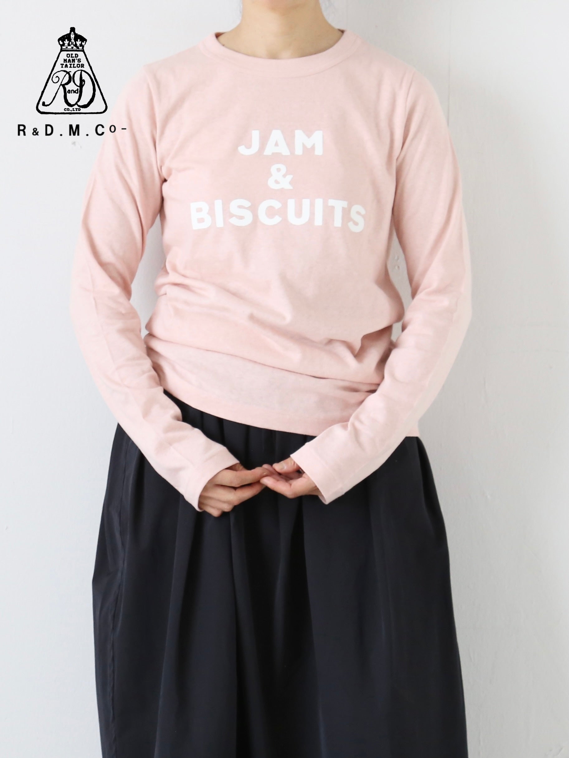 R&D.M.Co- JAM＆BISCUITロングスリーブTシャツ [8317] – CREER