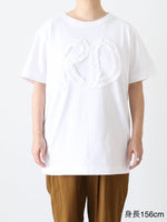 画像をギャラリービューアに読み込む, R&amp;D.M.Co- メンズR.Dフリルエンブロイダリー ハーフスリーブTシャツ [7623]
