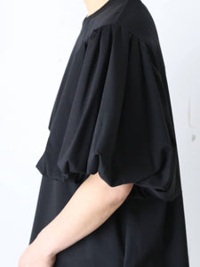 noir kei ninomiya 綿ポンチ バルーンスリーブ Tシャツ コットン100