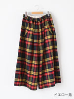 画像をギャラリービューアに読み込む, tao タータンチェック先染めパンツ [TP-P010-051]
