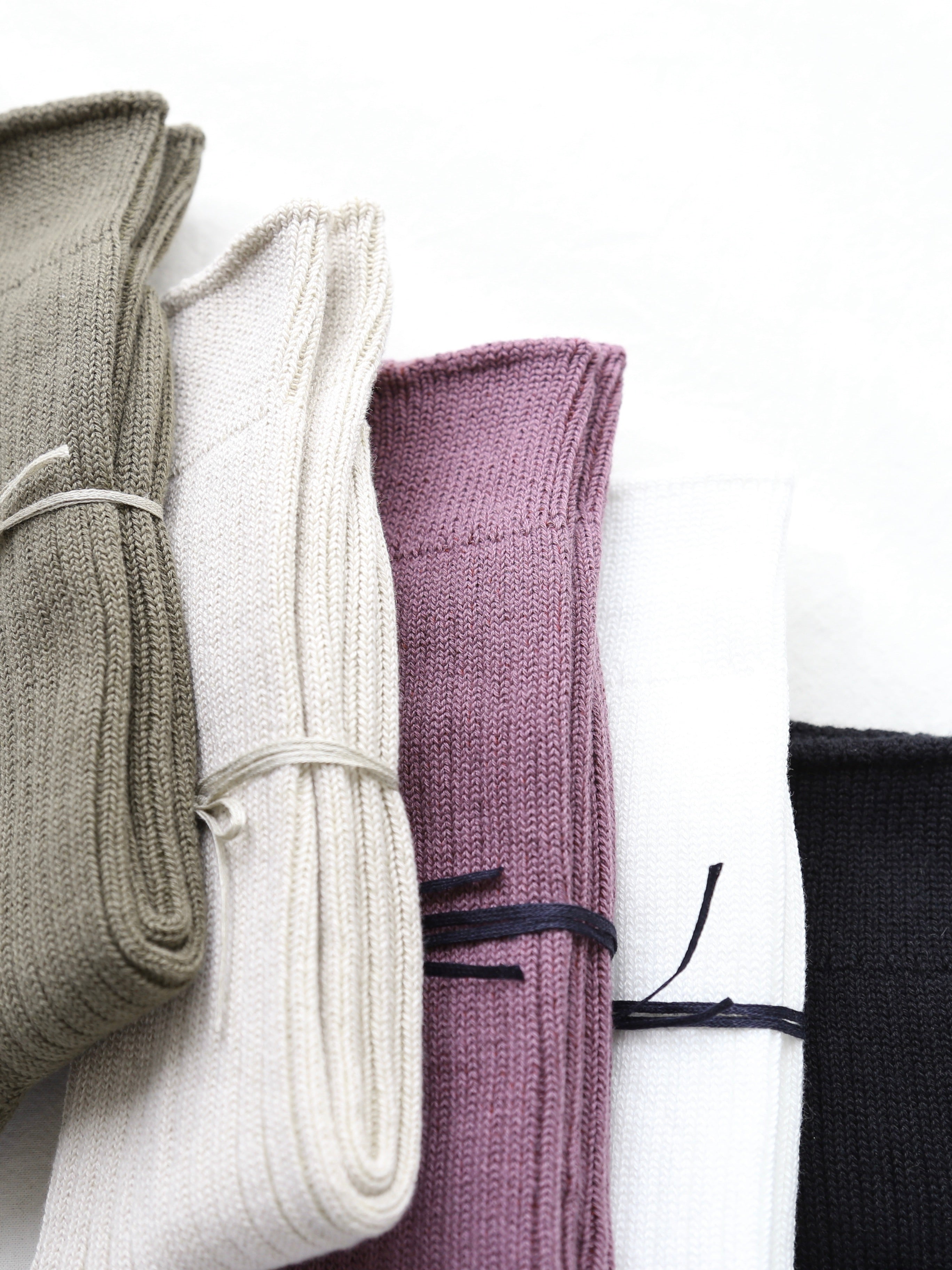 TOUJOURS ファインコットンリブソックス [UM43XA01]