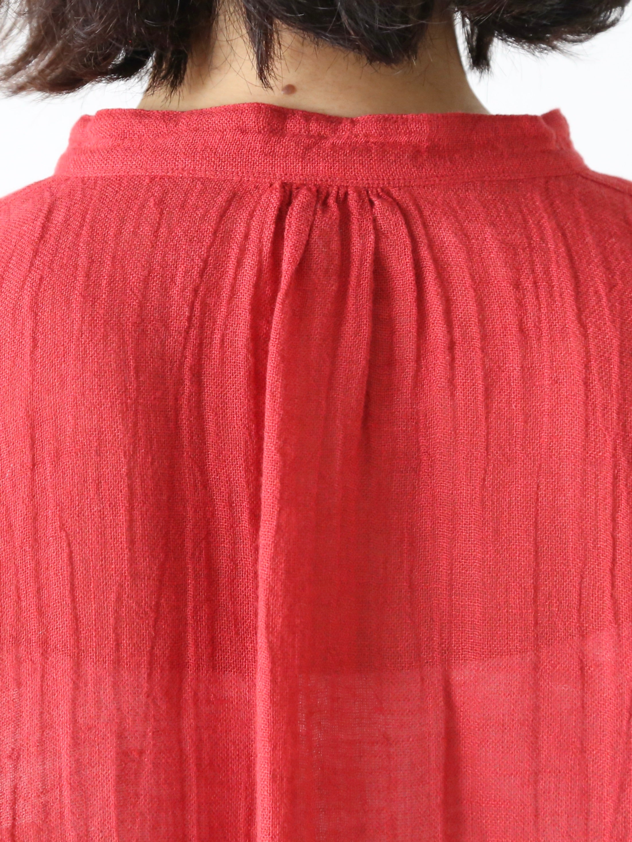 suzuki takayuki ガーゼプルオーバーブラウス [A261-04]