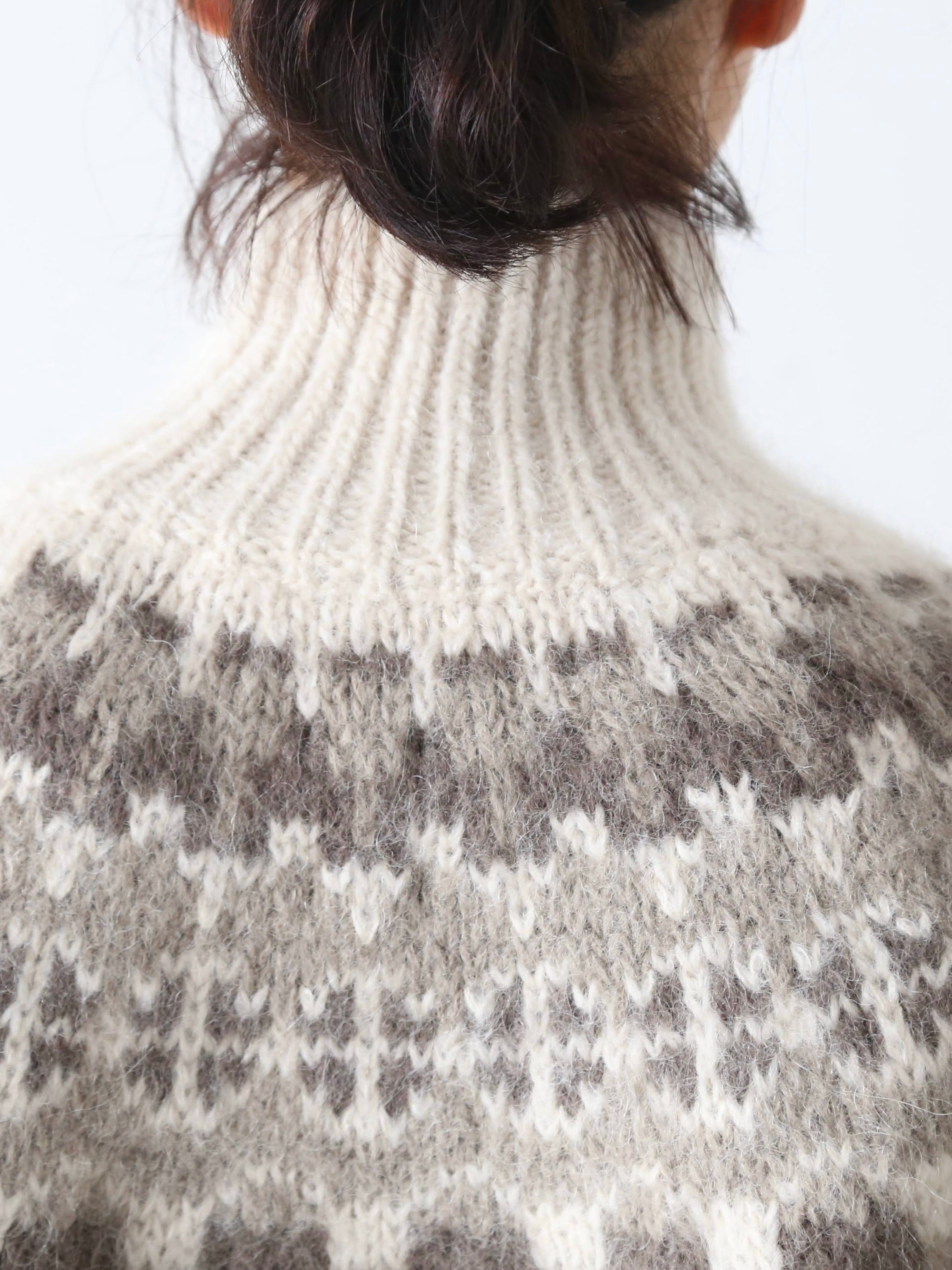 tao ノルディック柄スパンコール刺繍セーター [TP-N002-051]