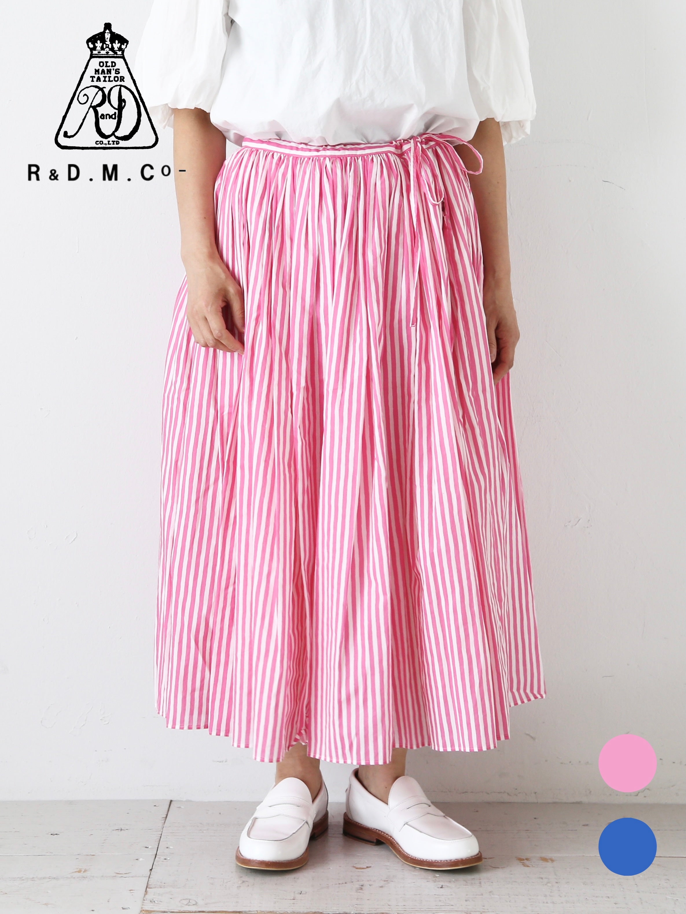 R&D.M.Co- C.S.ギャザースカート [8171] – CREER