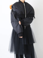 画像をギャラリービューアに読み込む, noir kei ninomiya ナイロンツイルジャケット [3P-J013-051]
