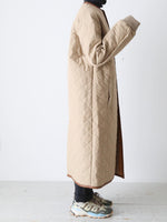 画像をギャラリービューアに読み込む, R&amp;D.M.Co- ウォータープルーフキルティングロングコート [7729]
