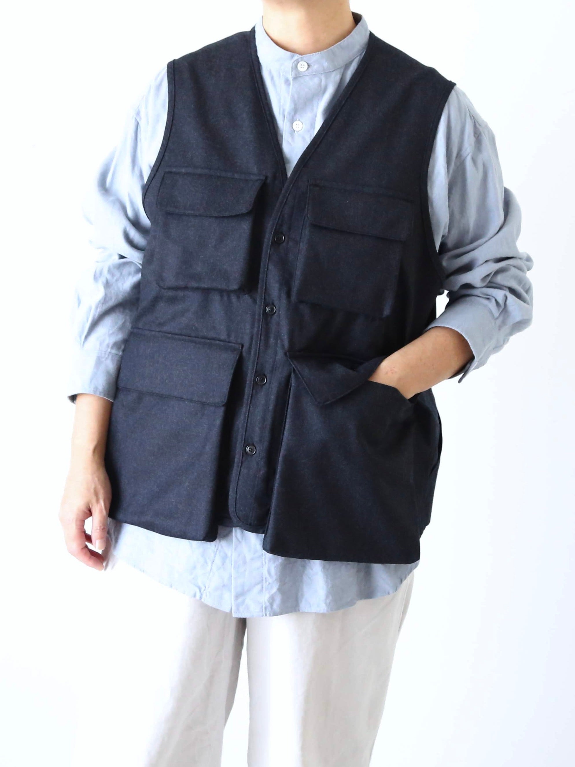 TOUJOURS ハンティングユーティリティロングベスト [YM43KV02]