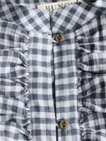 画像をギャラリービューアに読み込む, BUNON フリルオーバーオール [BN2629]
