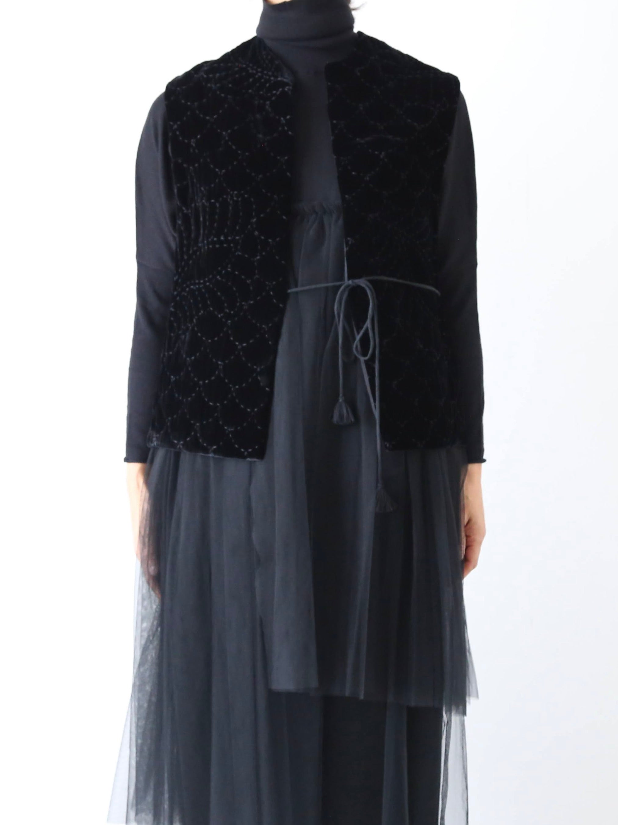 TOWAVASE パーマネントトワヴァーズベスト(ベルベット) [30-0020A]